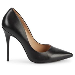 SAKS FIFTH AVENUE Point-Toe Leather Pumps